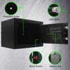 Heroecol Key and Electronic Security Safe Box Digital Deposit Box