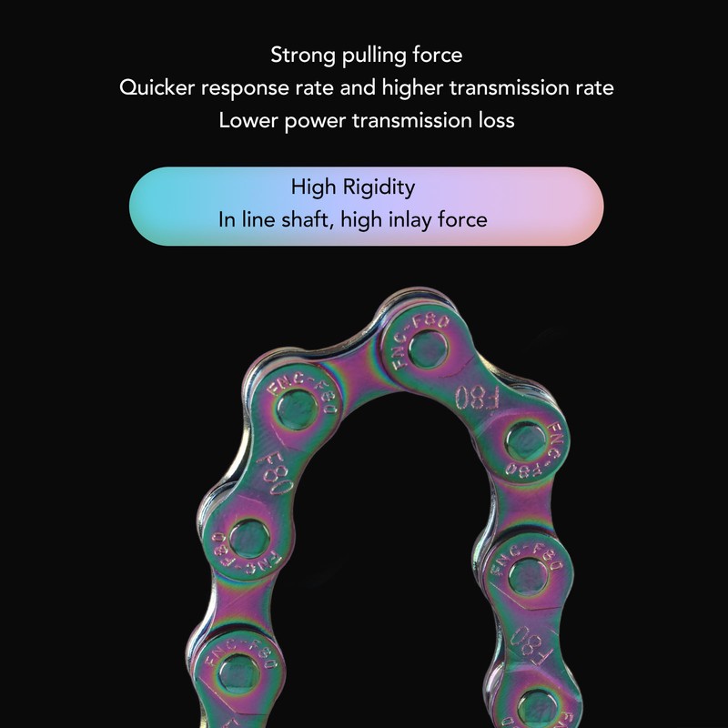 Bike Chain Rust Proof Sensitive Colorful Electroplating 6 7 8