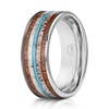Men's Silver Tungsten Carbide Wedding Band - Premium Tungsten Ring