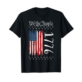 US Flag Constitution of the USA Patriotic 4th of July T-Shirt