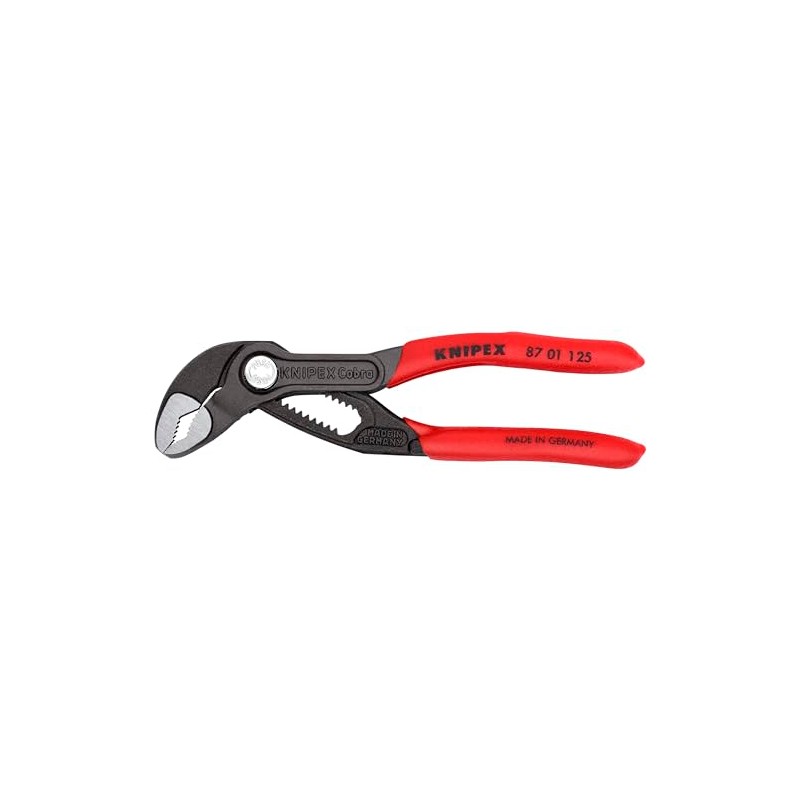 KNIPEX Tools Cobra Water Pump Pliers, 5 inch, red