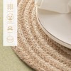 Round Placemats, Jute Placemat, Natural Handmade, 38 x 38 cm,