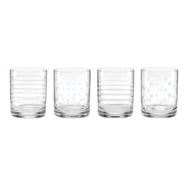 Oneida 897852 Mingle Double Old Fashioned Glasses, Set Of 4