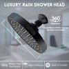 GURIN Shower Head High Pressure Rain, Luxury Bathroom Showerhead with