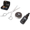 7PCS/Set Portable Men Beard Styling Shaping Cream Oil Brush Comb