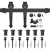 ZEKOO 8 FT Sliding Barn Door Hardware Kit, Sliding Door
