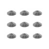 Snowboard Deck Pads, Anti-Rust, Aluminum, Set of 9, MoKo Snowboard