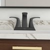 Pfister Karci Bathroom Sink Faucet, 4-Inch Centerset, 2-Handle, 3-Hole, Matte