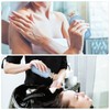 Baluue 2pcs Travel Shampoo Bottles Refillable Toiletry Containers with Wide