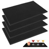 WOPPLXY 4 Pcs Rubber Bar Mat, 18 x 12 Inch
