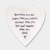 East of India Heart Coaster 'Remember you are braver than
