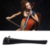 Cello Tailpiece with 4 Fine Tuners Adjustable Black Musical Instrument