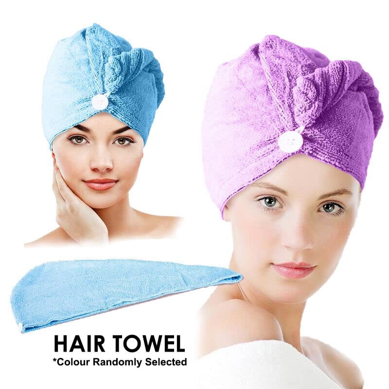 Microfiber Drying Hair Towel Twist and Dry Towel - Pink