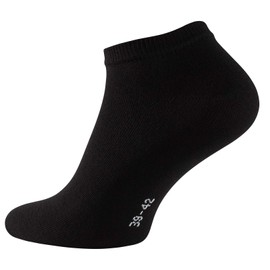Stark Soul Essentials Sneaker Socks, Cotton, 10 Pairs, Black / White / Grey / Denim Blue / Pink / Red / Yellow / Orange / Multicoloured, UK Size 2 - 14.5, Oeko-Tex Standard 100 - 39-42
