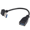 ANRANK USB 3.0 Right Angle 90 Degree Extension Cable Male