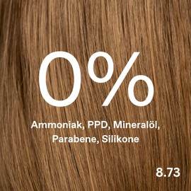 KORRES Argan Oil Colorant - Amonia-Free Hair Colour with Organic Argan Oil Golden Caramel 8.73 - 100% Grey Hair Coverage & Vegan for a Long-Lasting Colour Result