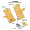 SAFTA Water Proof Work Gloves, Cow Grain leather top Split