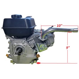 ARSPORT Exhaust Center Rear for Predator 212cc, tillotson 212, BILT HARD 7HP 212cc, GX160 GX200, Go Karts, minibikes