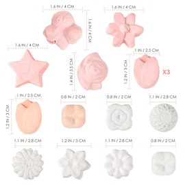 Teething Toy 15pcs Chinchilla Rock Chew for Teeth Hamster Pumice Mineral Treats for Rats Guinea Pigs Rabbits Bunny Ferrets Squirrels Chinchilla Toys