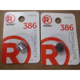 RadioShack Radio Shack 2302246  (lot-of-2) 386 watch batteries