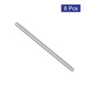 QUARKZMAN 8 Pieces Threaded Rods, M4 x 75 mm, 304