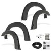 OCPTY Matte Black Pocket Rivet Bolt Style Fender Flares For