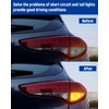 Quaneguzy Tail Lamp Socket and Wire Assembly Fit for Hyundai