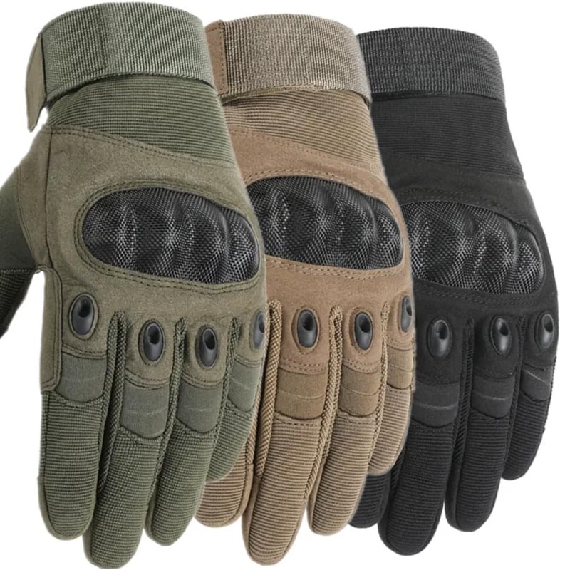 RATASK Heavy Duty Gloves, Paintball Airsoft Gloves, Hiking Camping Gloves
