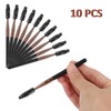 10 Pcs Spoolies Mascara Brush Wands Eyelash Brushes Eyebrow Applicator