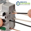 Leviton Lever Edge 15 Amp Tamper-Resistant Duplex Wall Outlet, 10-Pack,