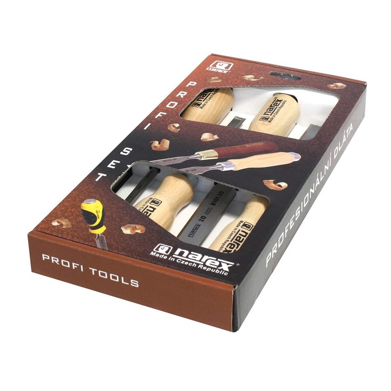Narex Chisel Set of 4 (6/12/20/26)