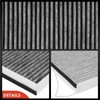 A-Premium Filtro de aire de cabina con carbón activado compatible