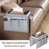 2 Pack Couch Arm Caddy, Armchair caddy with Tray, Sofa