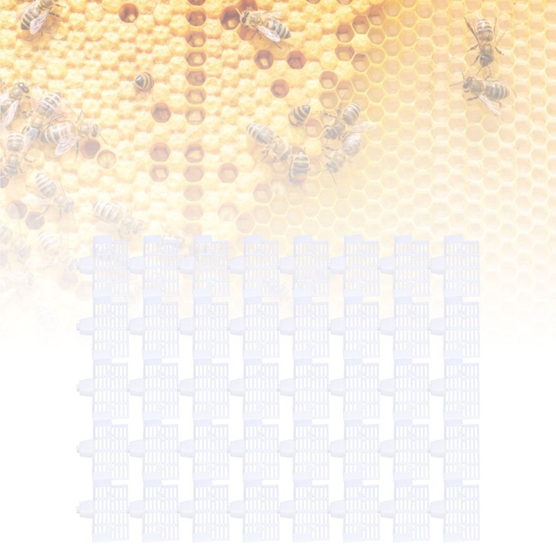 40PCS Beekeeping Prevent Escape Frame Queen Bee Plastic Spacer Frame