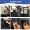 JOSHELA for Jeep JLU Right Side Trunk Safe Box with