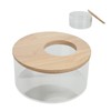 Hamster Sand Bathtub Small Round Shaped Pet Sand Box Transparent