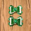 4 Pcs St. Patrick's Day Hair Clips Bow Hair Accessories