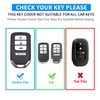 QBUC for Honda Accord Key Fob Cover for Civic, CRV,