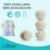 Luminer Balls for wool dryers, 6 balls for anti-kink and