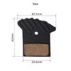 HSayoli Bicycle Hydraulic 4 Pairs Disc Brake Pad Semi Metal