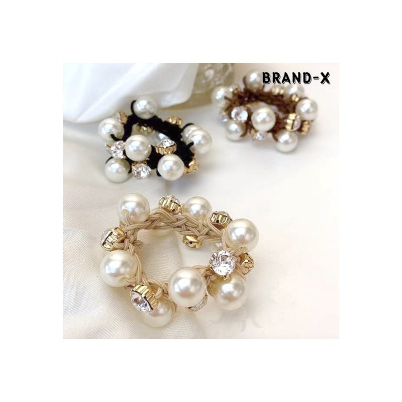 [Brand X] 3pcs Special Deal Pearl and Crystal Wiggly Hair