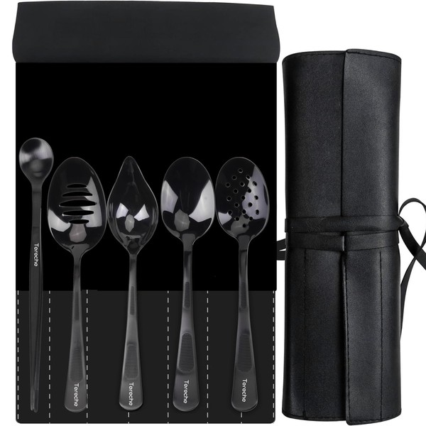 CREATIVECHEF Set of 5 Kitchen Spoons Chef Plating Tools Culinary