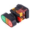 APBB-22/25N Double Push Button Switch with LED Light, NO+NC Button
