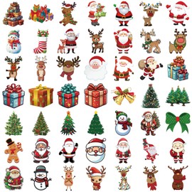 LZLPACKING 50pcs New Christmas Graffiti Stickers Party Decoration Guitar Notebook Luggage DIY Waterproof Stickers
