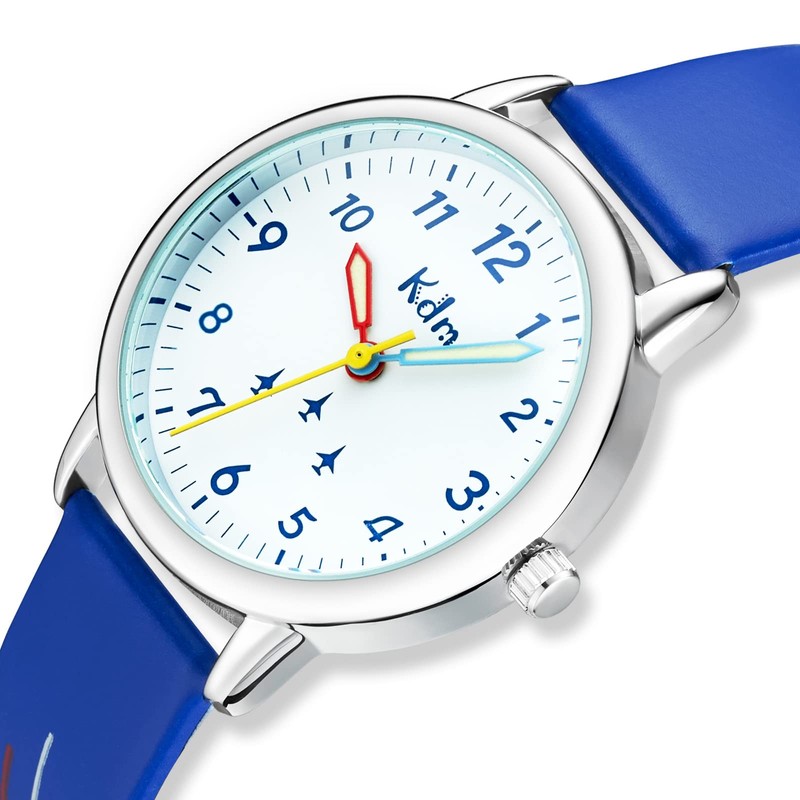 KDM Kids Watch Boys Girls, Children Time Learning Waterproof Luminous