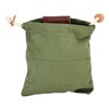 Leather Canvas Foraging Pouch Belt Fruit Picking Bag for Camping