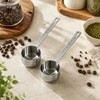 2Pcs 2 Tablespoon Coffee Scoop for Ground Coffee Stainless Steel