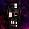 Estante Organizador Maquillaje Con Portabrochas Madera Negro