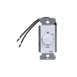 Woods 59711 In-Wall 15 Minute Spring Wound Timer, White
