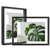 Egofine 9x12 Floating Frames Set of 2, Double Glass Picture